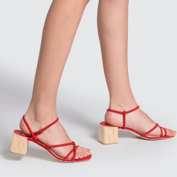 DOLCE VITA Strappy Leather Heels Sandals - Picture 2 of 6